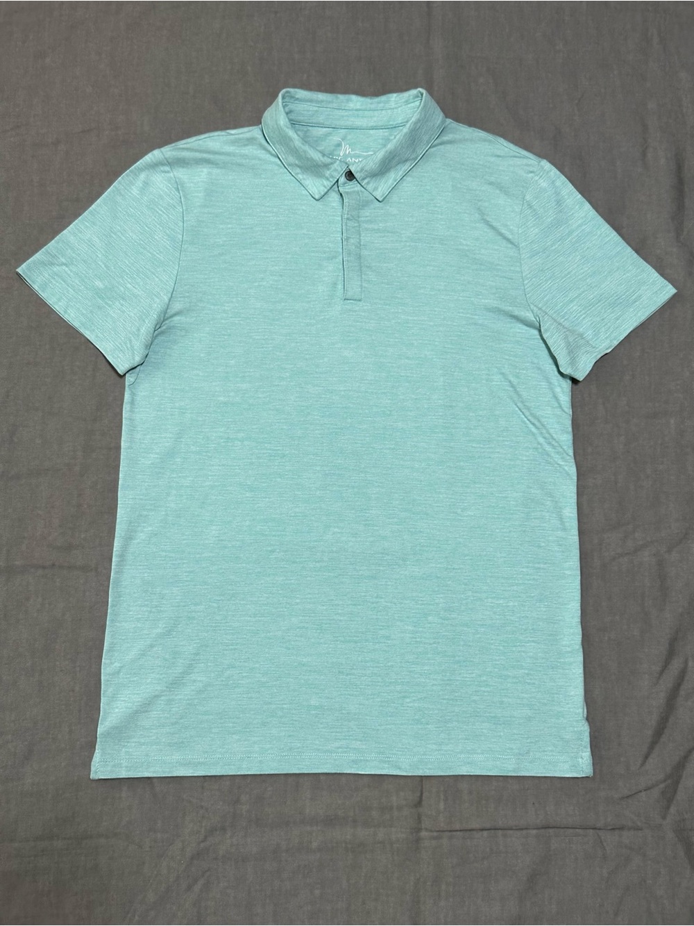 Marc Anthony luxury Short Sleeve Polo Shirt - Light Aqua